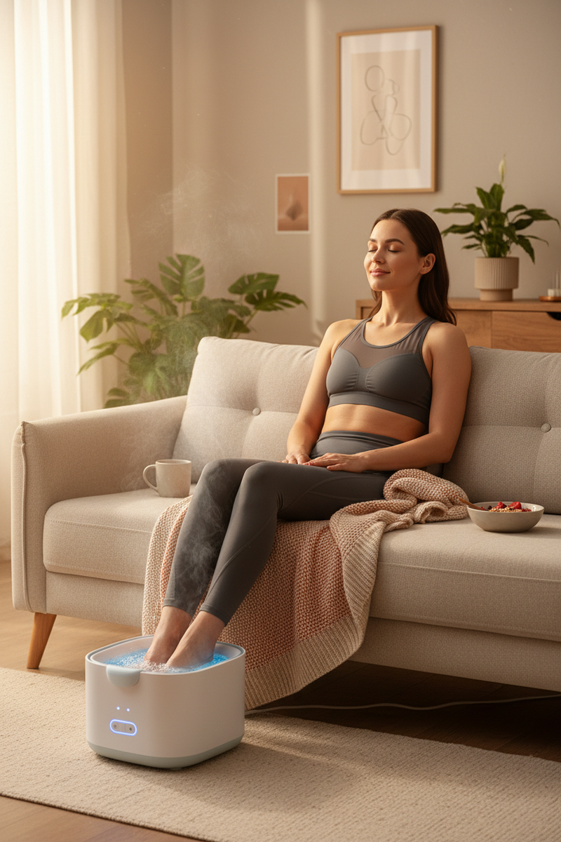 Portable Ion Foot Bath Massager – Relaxing Hydrotherapy at Home