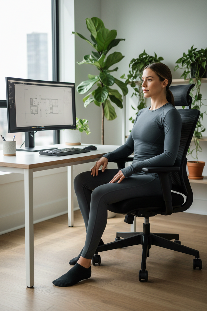 H2O Office Chair with Mesh Backrest (One Chair)