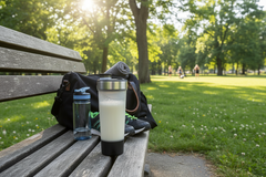 Electric Portable Whey Protein Shaker Bottle